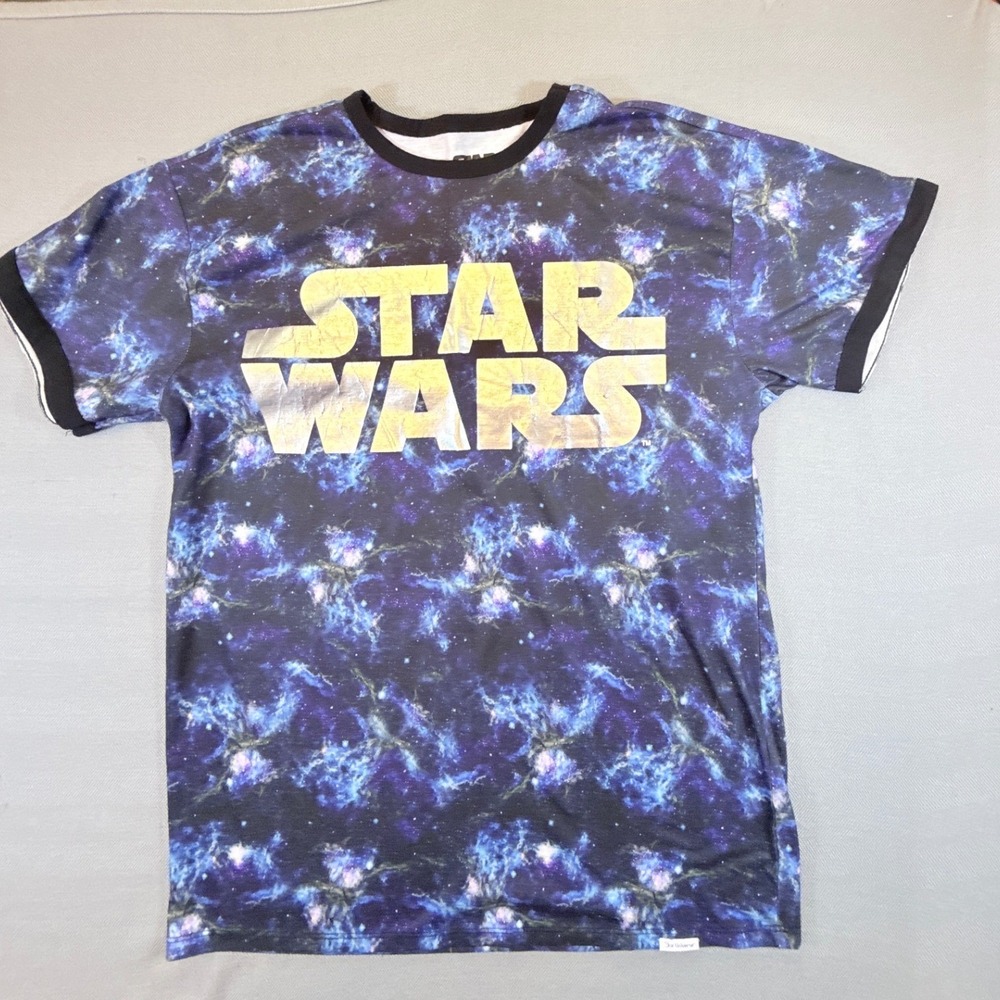 Our Universe Star Wars Galaxy Nebula Ringer Silver Foil Medium Cut Sleeve 2101